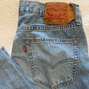 Levi's Light Blue Denim Jeans never worn size 33x34